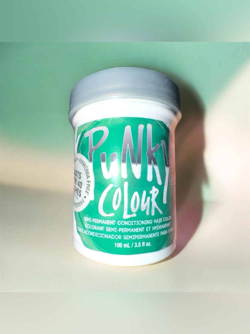 Punky Colour semi permanent hair color - alpine green